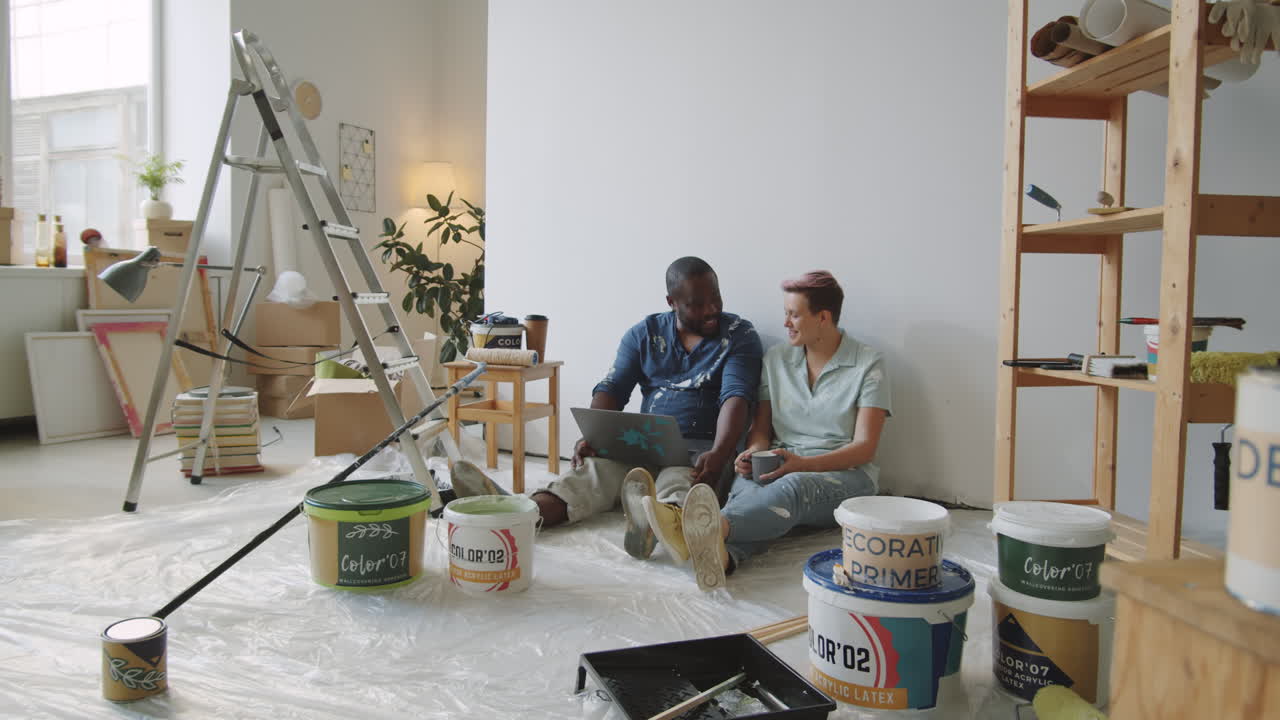 Couple Planning Home Renovation Project