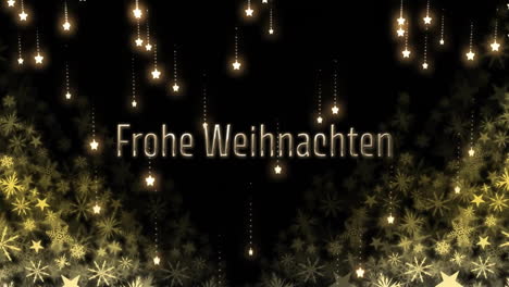 Animation-Eines-Textes-„Frohe-Weihnachten“-über-Fallendem-Schnee-Im-Weihnachtlichen-Winterlandschaftshintergrund