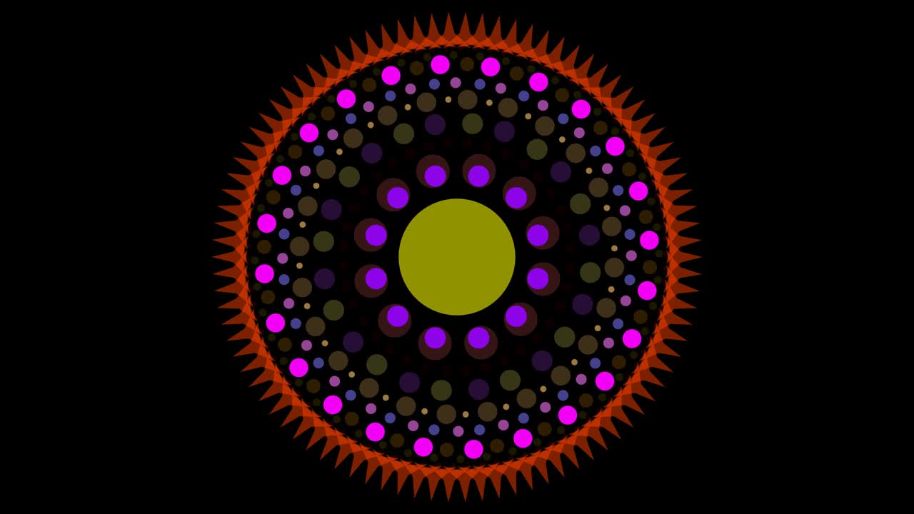 arte punto sbiadire e lampeggiare e raggio triangolo