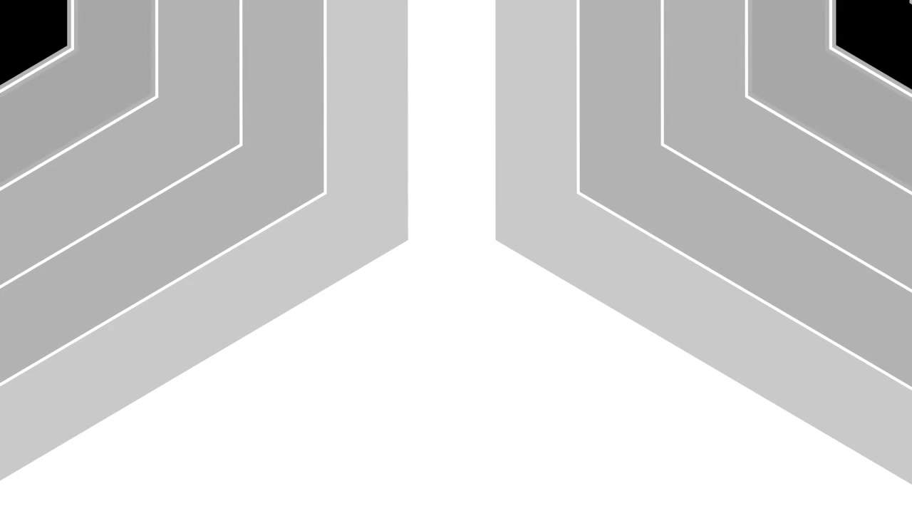 Abstract Geometric Lines Expanding and Contracting Animation