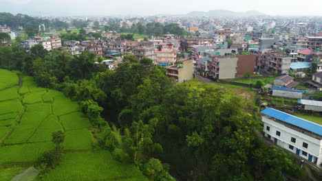 pokhara con el avión no tripulado