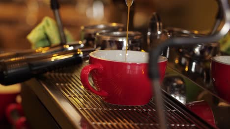 Making Espresso at a Cafe