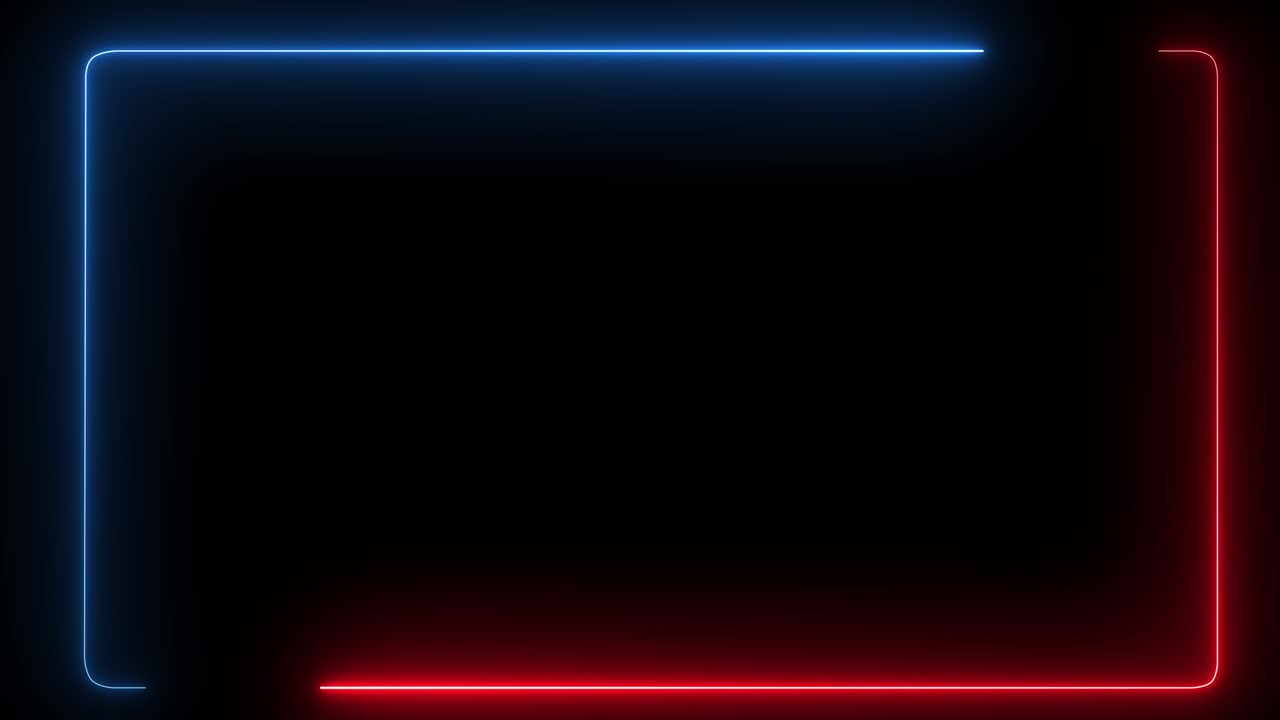 fondo de neón azul púrpura espectro en bucle animación fluorescente luz ultravioleta brillante.