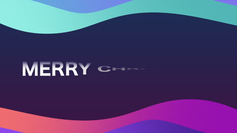 Animation-intro-text-Merry-Christmas-on-fashion-and-club-background-with-gradient-waves