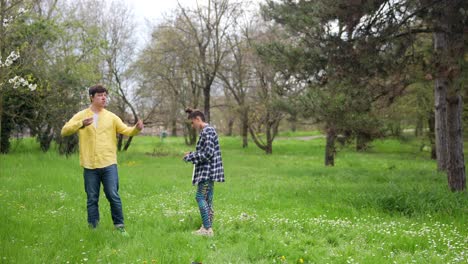 couple in a park