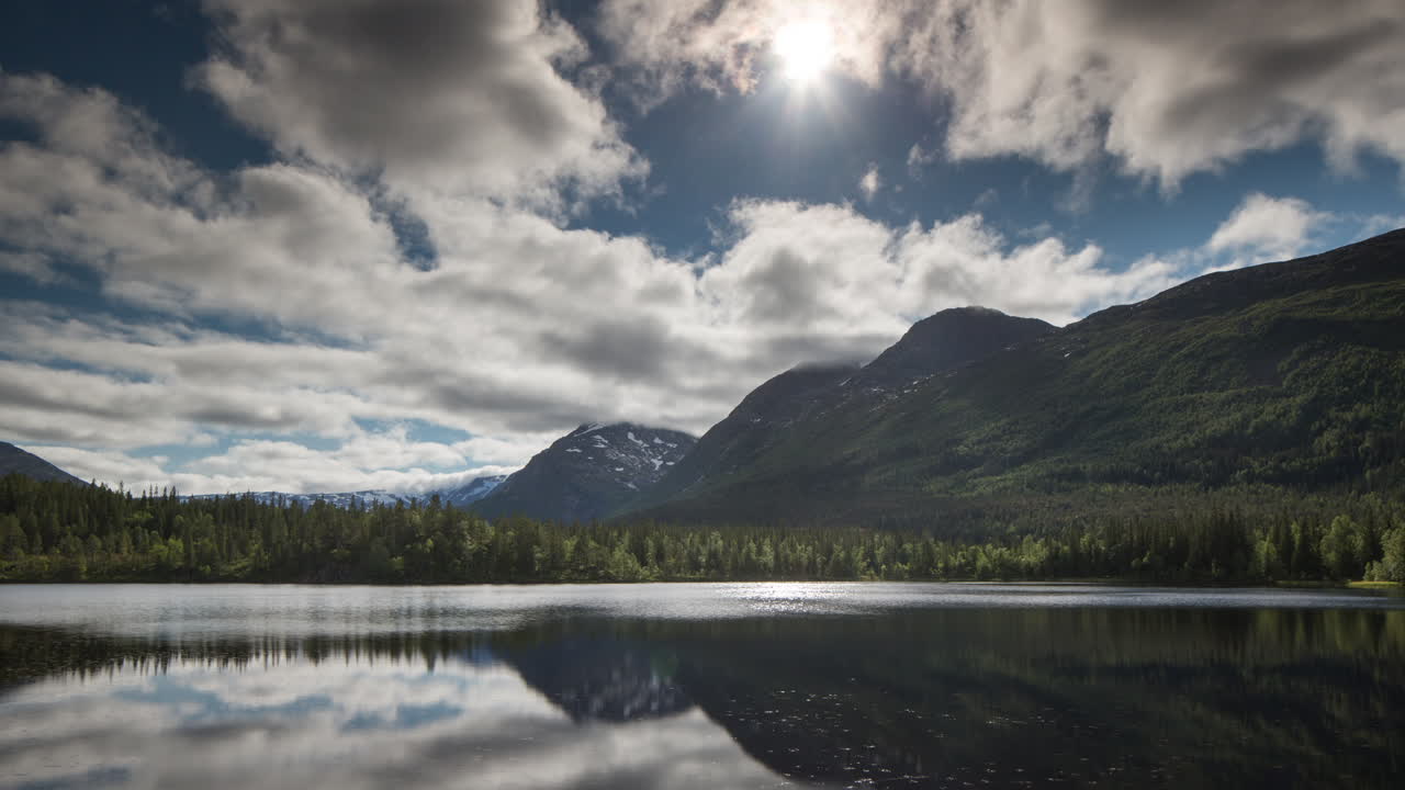 lago asombroso reflejo 4k 00