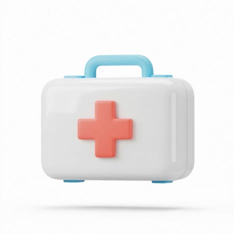 first aid kit 3d icon