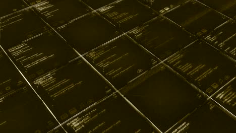 cuadrícula de código de computadora abstracta