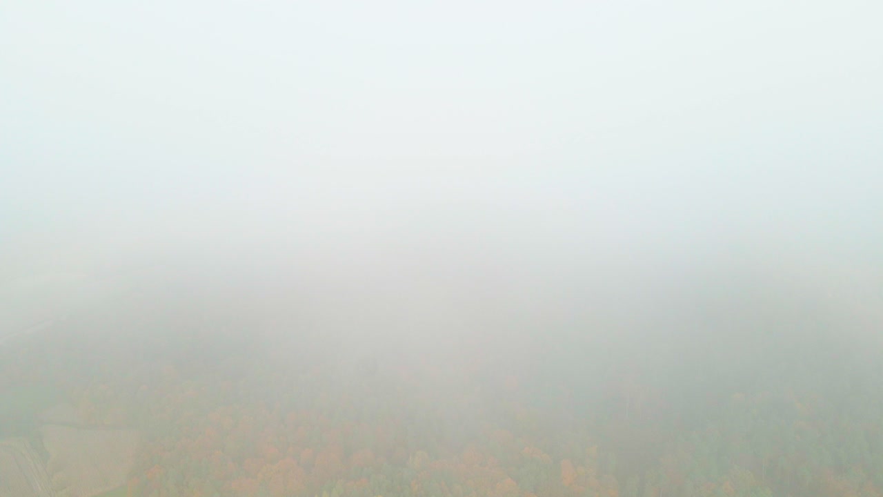 Stunning aerial 4K drone video of a Slovenia 's fall beauty