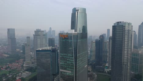 jakarta cityscape with high-rise buildings