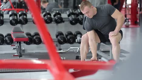 young man preforming dumbbell lateral raise – exercise for shoulders