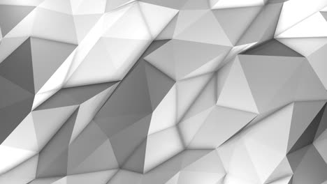 fondo triangular blanco con bucle bajo