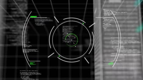 animation of data processing over computer servers