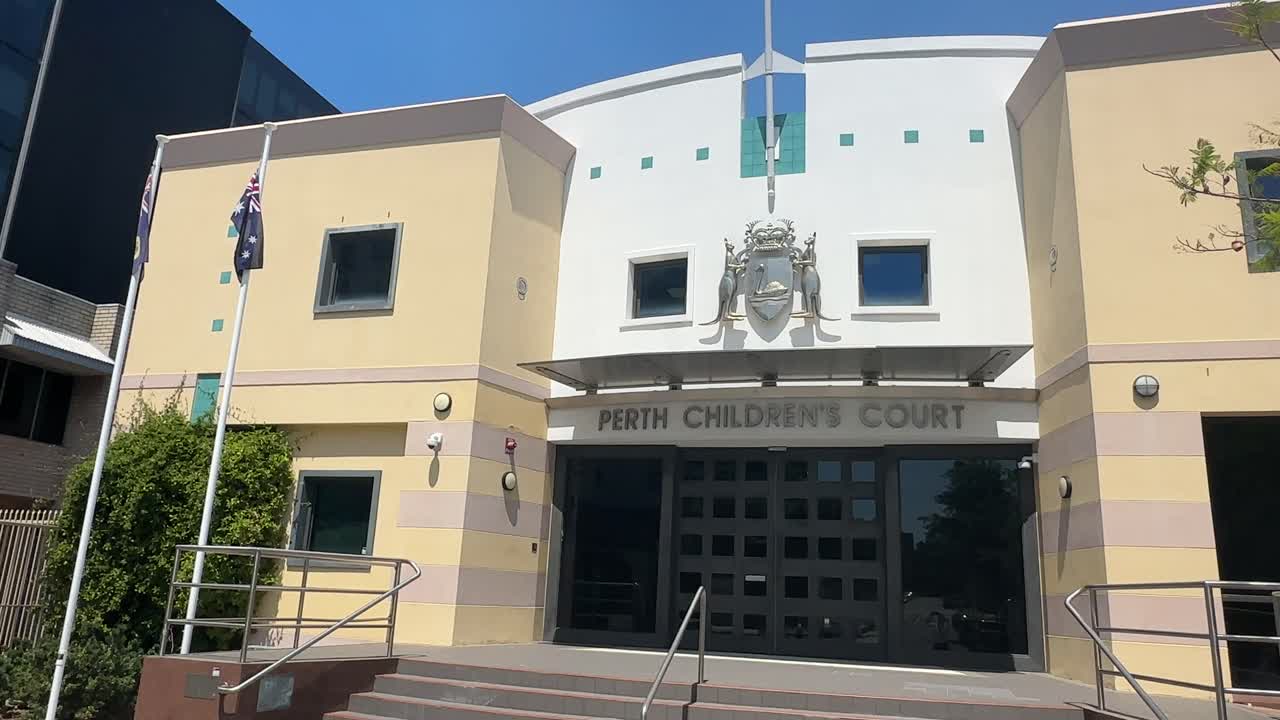 Perth Children’s Court, legal law courts Western Australia left of entrance