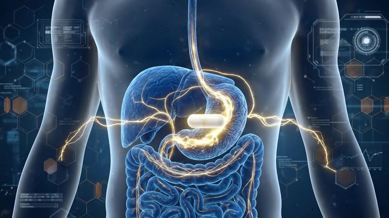 Visual Scan of Human Stomach Organ Structure