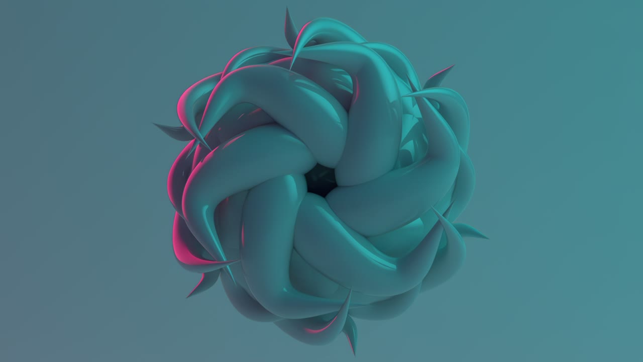 Renderizado en 3D abstracto