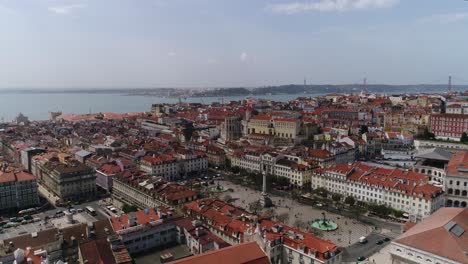 Luftaufnahme-Der-Altstadt-Von-Lissabon,-Portugal