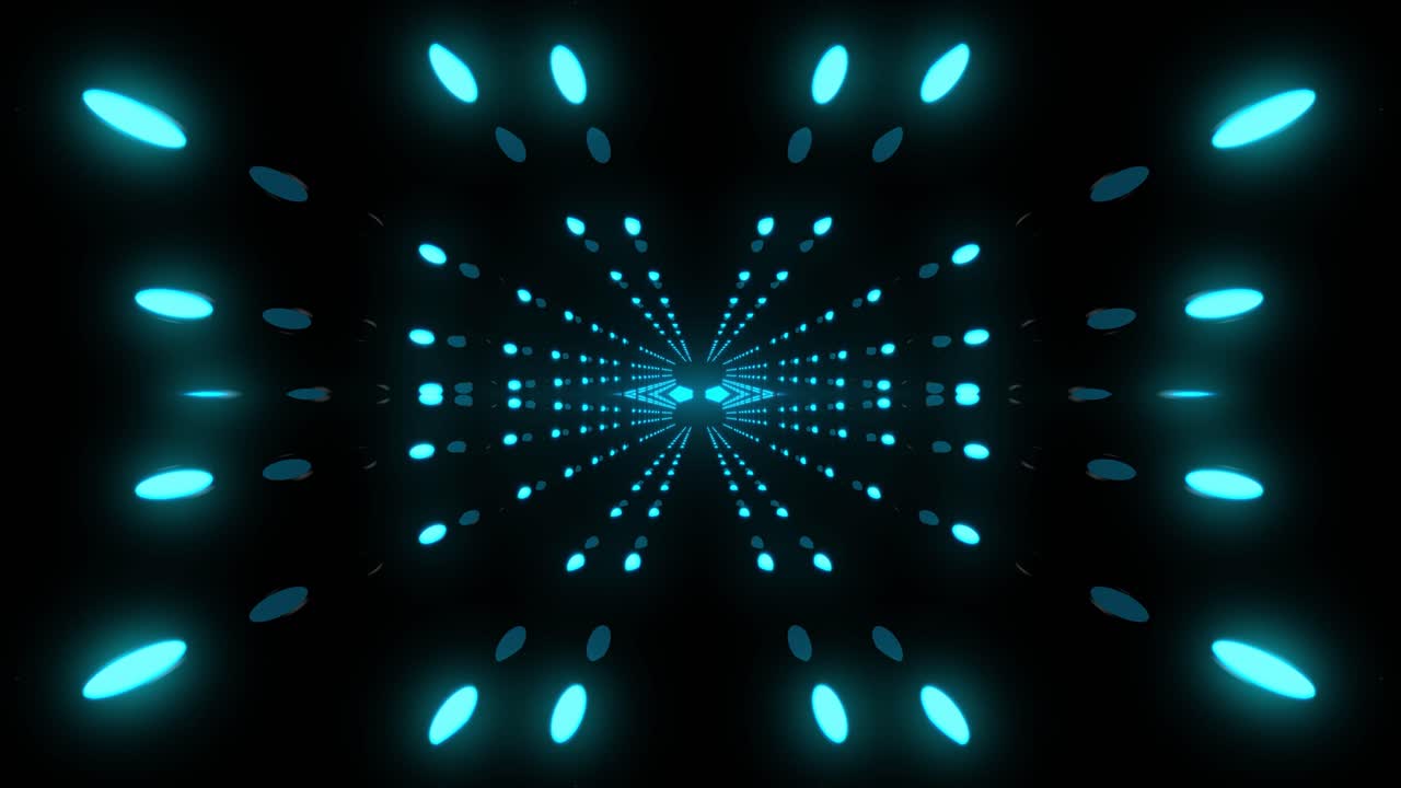 Abstract Light Tunnel Visuals
