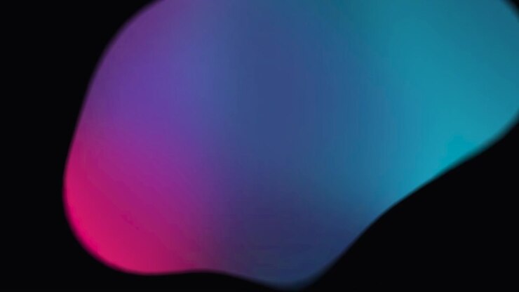 Abstract Fluid Motion with Vibrant Pink and Blue Gradient