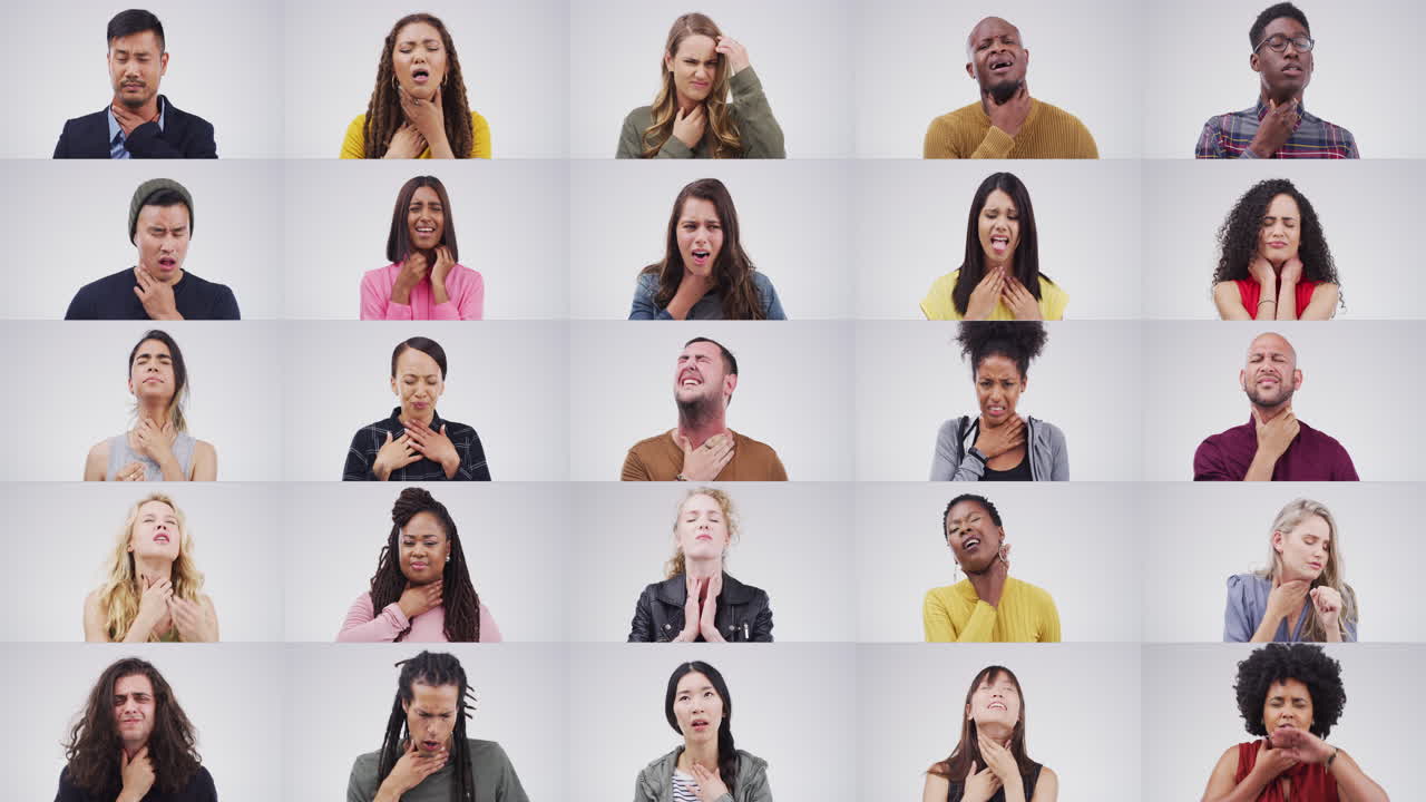 mi garganta está en llamas