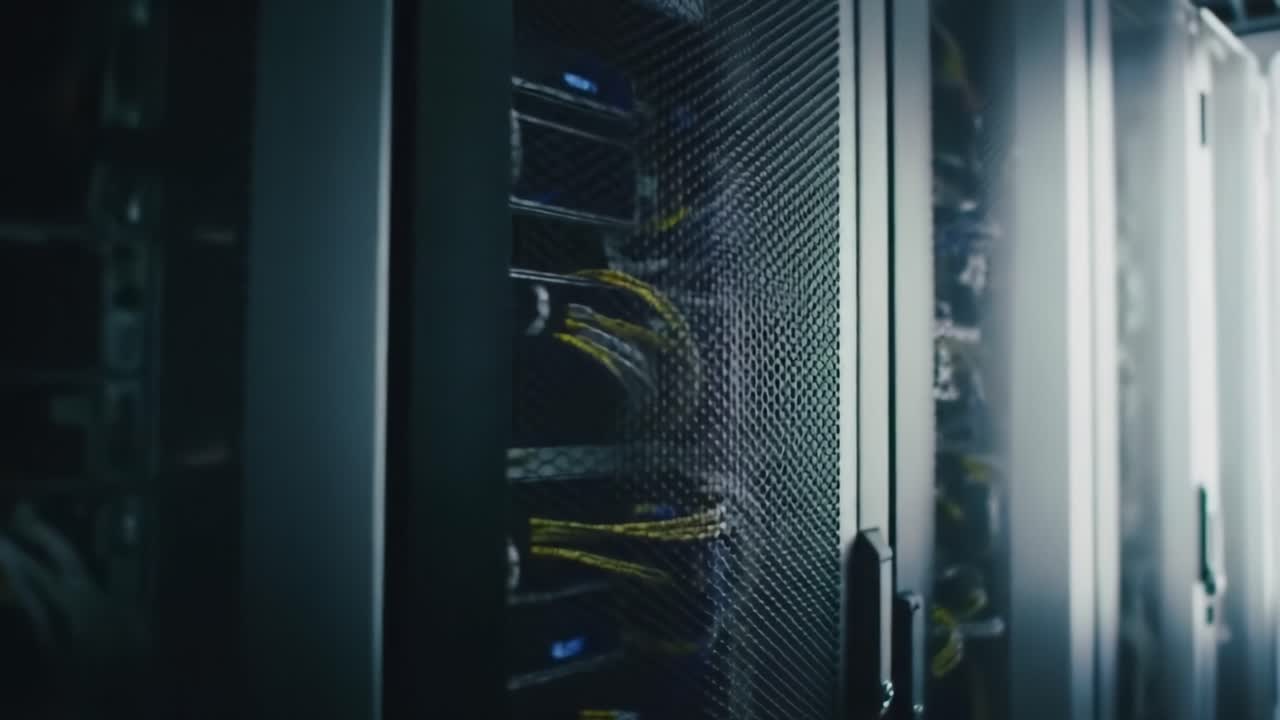 Server Rack Close Up