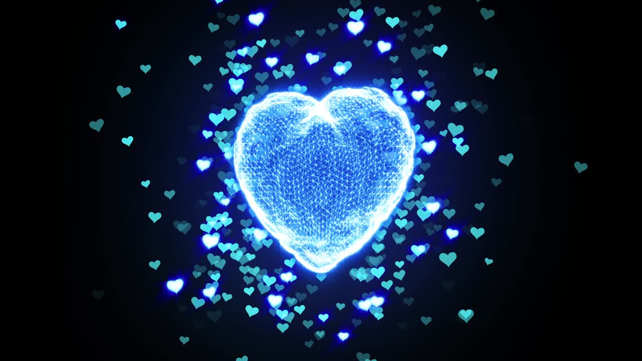 사랑의 입자 루프 애니메이션 배경