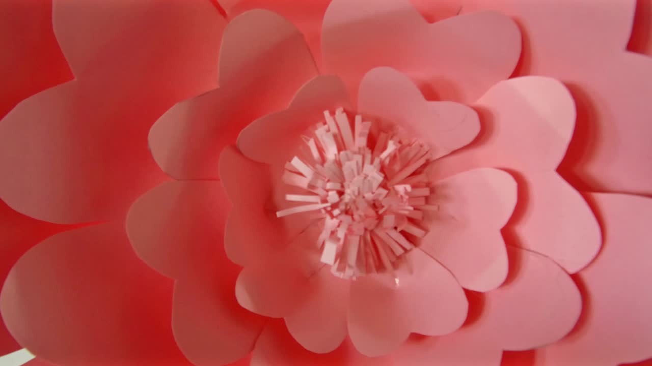 decoración de flores rosas en la fiesta de cumpleaños