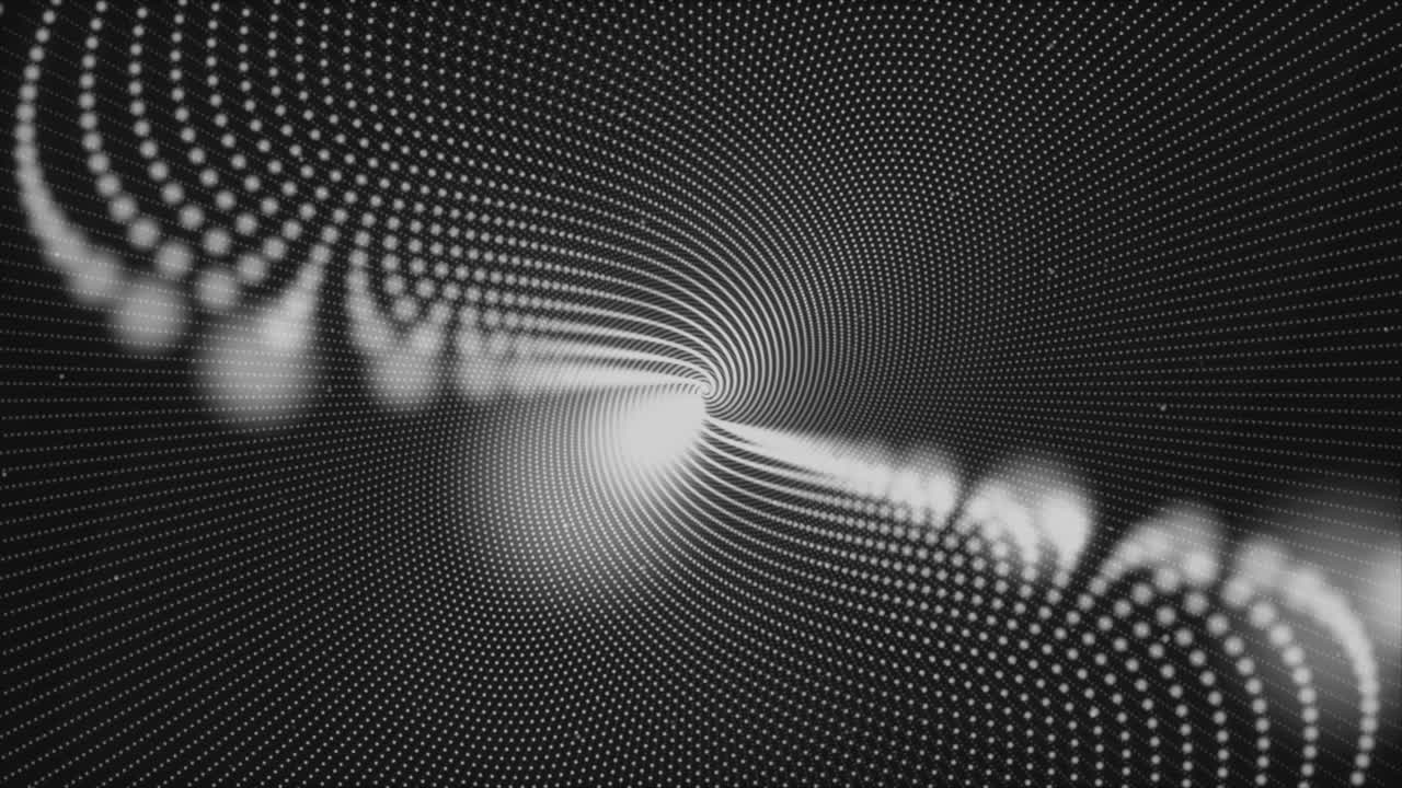 Abstract Spiral Dot Pattern