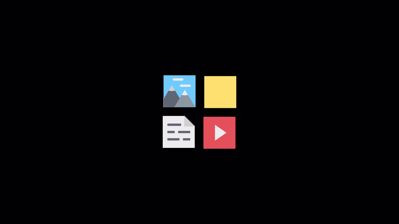 Content Icon animation Alpha