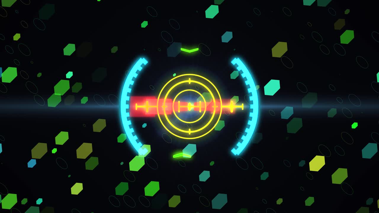 허드 스페이스 시트 요소 모션 그래픽