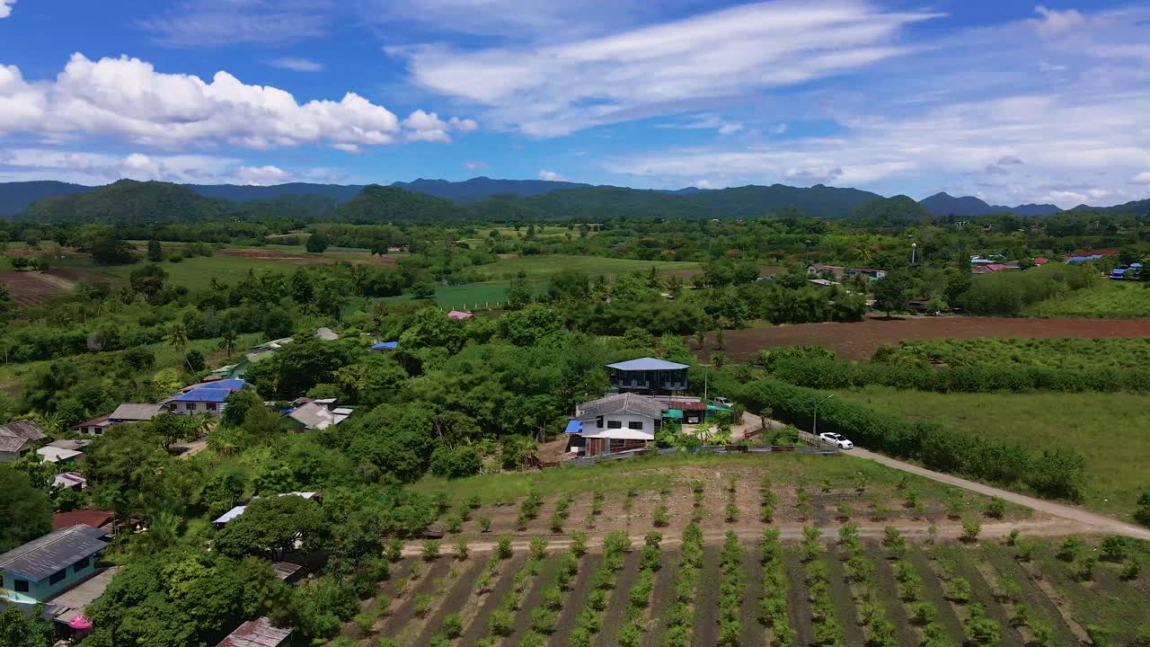Scenic Aerial Drone Footage Unveiling Khao Yai's Lush Beauty in Thailand