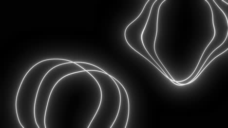 formas abstractas de neón