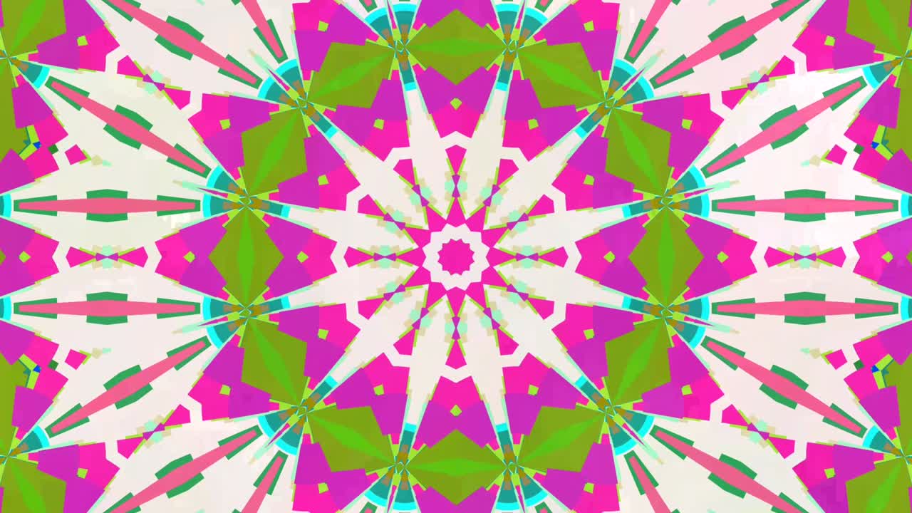 patrones de secuencia de caleidoscopio abstractos.