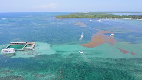 Panoramic-view-of-ocean-adventure-park-of-Punta-Cana-in-Dominican-Republic