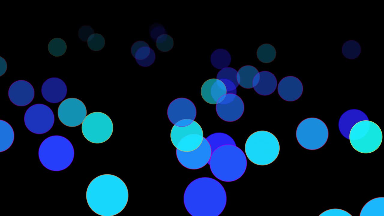 Abstract blue bubbles background