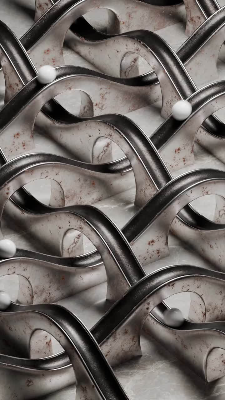 patrón geométrico de metal abstracto