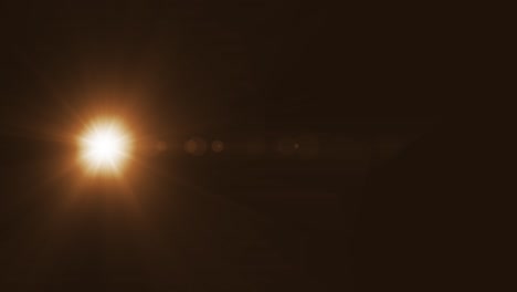 animación de bucle sin costuras del movimiento del sol o la luz