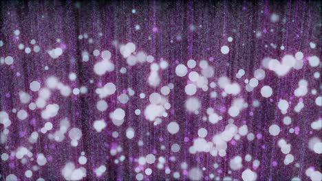 hermosas partículas luminosas que caen. fondo de 4k