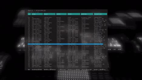 Animation-of-screens-with-data-processing