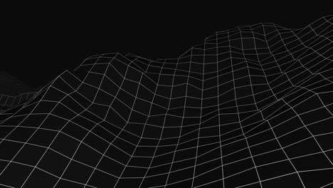 fly over a futuristic landscape. seamless looping animation