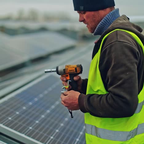 photovoltaic solar energy installation