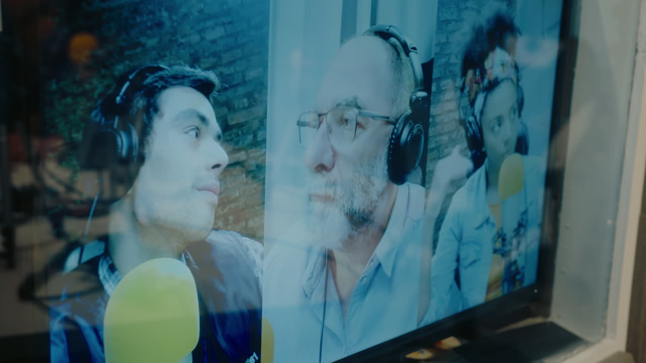 Radio Show or Podcast Interview in Progress