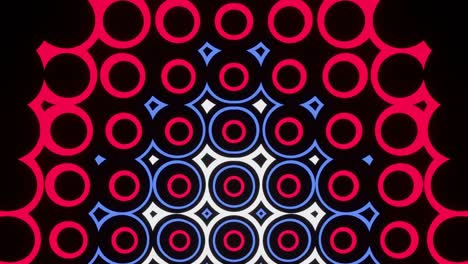 burbujas pulsantes de varios colores brillantes. bucle vj