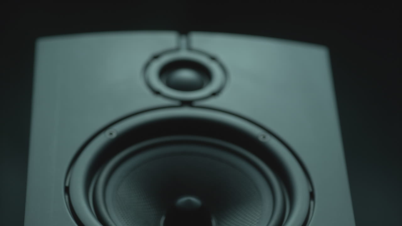 A stereo and speaker is moving