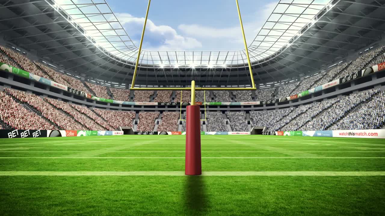 vista de un estadio de fútbol americano