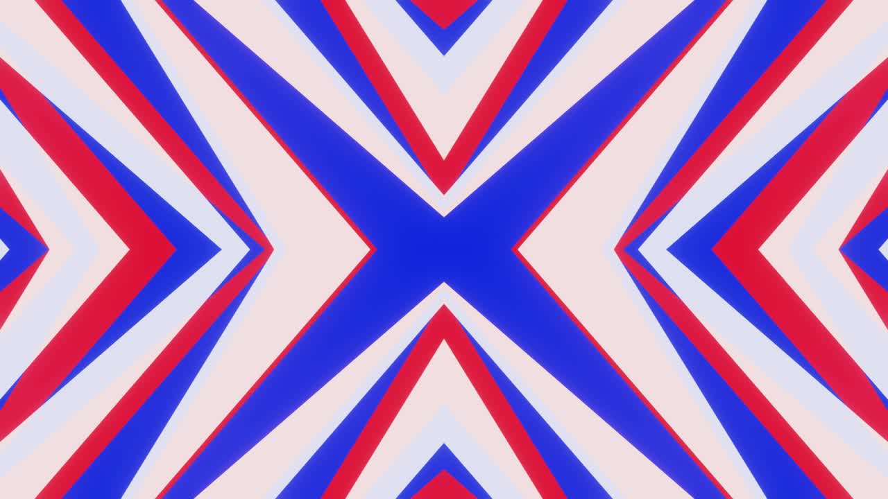 animación en bucle de líneas rojas y blancas azules