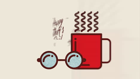 feliz día del padre diseño, animación de video