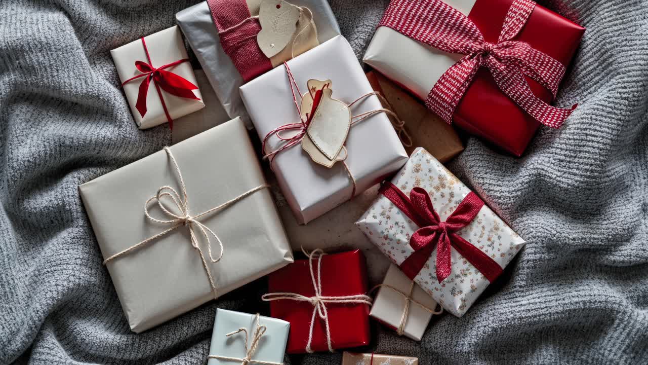 regalos de navidad envueltos y listos para ser abiertos