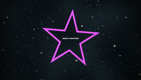 Merry-Christmas-with-purple-star-in-black-galaxy