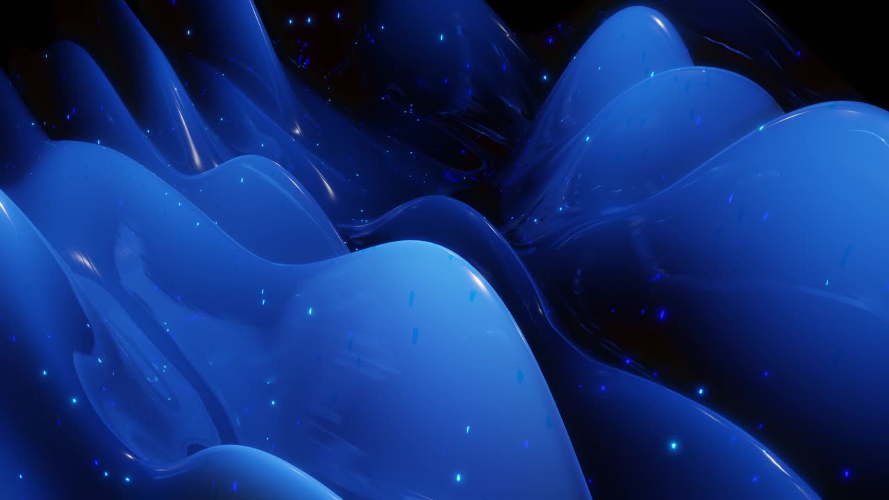 아름다운 파동, 밝은 반이는 빛, 밝은 색 gradient와 함께 추상적인 3d 표면. 파동은 빛나는 반이는 아주 반이는, 반이는 표면에서 실행됩니다. 4k 루프 애니메이션.